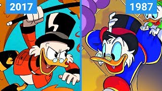 DuckTales 2017 VS 1987 Opening Title Comparison [upl. by Clarette]