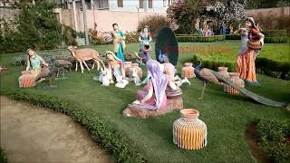 Prem Mandir Jhanki  Vrindavan  Mathura  India [upl. by Almat]