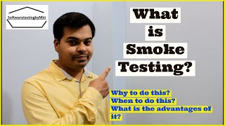 What is smoke testing [upl. by Yeliak]