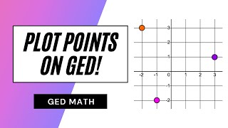 GED Math – Plotting Points [upl. by Endor]