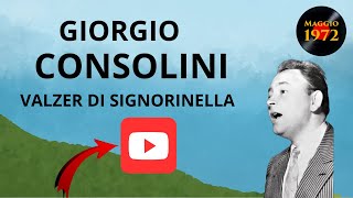 Giorgio Consolini  Valzer di Signorinella 1948 [upl. by Aicilehp]