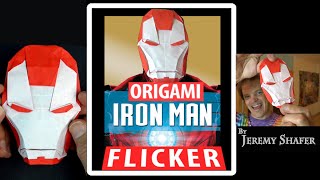 Iron Man Flicker Origami Mask [upl. by Er]