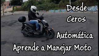 Aprende a Manejar una Moto Automática Desde Cero [upl. by Naejeillib]