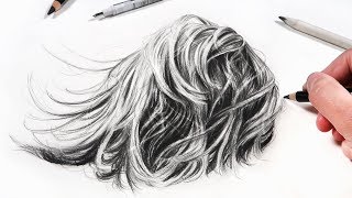 HOW TO DRAW HAIR in Just 5 Steps [upl. by Westbrooke]