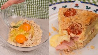 Torta di pane raffermo salata un’ottima idea per riutilizzare il pane che hai in casa [upl. by Rhiamon703]