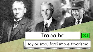 Trabalho  Taylorismo Fordismo e Toyotismo [upl. by Yonit]