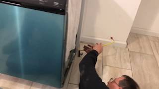 How to install a new Frigidaire dishwasher [upl. by Rocher]