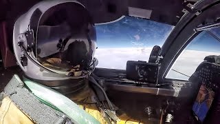 U2 Dragon Lady Pilot Prep amp Flight  Cockpit Video [upl. by Bibi30]