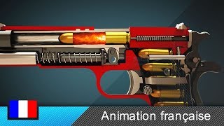 Comment fonctionne une arme de poing Colt 1911  Animation [upl. by Royce669]