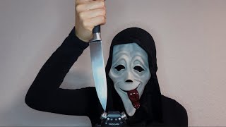 ASMR Knife Sounds amp Tapping with Ghostface No Talking [upl. by Ayatnwahs791]