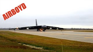 B52s Launching  Minot Air Force Base [upl. by Sewoll]