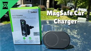 Belkin BoostCharge MagSafe Car Charger Review [upl. by Klusek127]