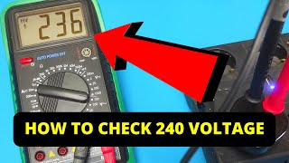 How To Check 240 Voltage With A Multimeter [upl. by Vasilis]