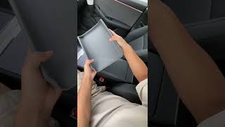 Tesla Model 3 amp Y Armrest Cover🤲 ArmrestCover electriccar tesla accessoirestesla teslastyle [upl. by Cyril760]