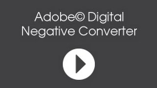 Adobe Digital Negative Converter Software [upl. by Aicilf]