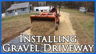 Installing a Gravel Driveway [upl. by Deacon]