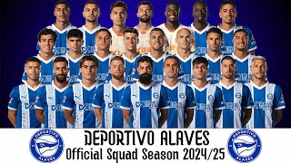 Deportivo Alavés Official Squad Season 202425  Deportivo Alavés Squad Update 2425  LaLiga 2425 [upl. by Schonthal]