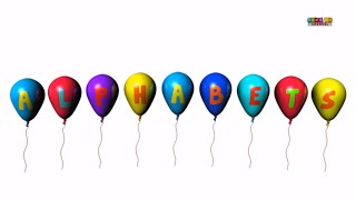 Alphabet Balloons ABC  Kids Video [upl. by Anitsyrk]