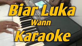 Biar Luka Biarlah Aku Pergi Karaoke Nada Pria Versi Regge Korg PA600 [upl. by Joela499]