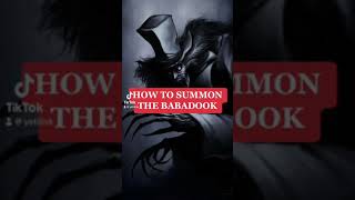 HOW To Summon The BABADOOK  Scary Rituals [upl. by Casady]