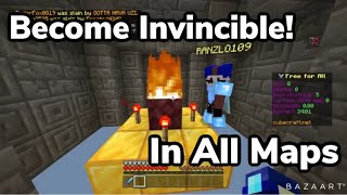 Battle Arena Invincibility glitch  Cubecraft Bedrock [upl. by Anahtor]