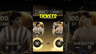 HOW TO GET WEEK 2 VOTE TICKET BAGGIO BASTEN BALLON DOR IN EA FC FIFA MOBILE 24 25 shorts fcmobile [upl. by Ayotol]