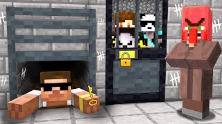 Can I Save MINECRAFT YOUTUBERS from Villager PRISON [upl. by Sirraf391]