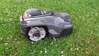 Husqvarna Automower 415X Unboxing and First Mowing [upl. by Schreiber]