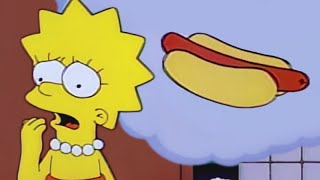 Lisa Eats Barts Hotdog Remastered [upl. by Ortrud]