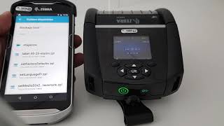 Zebra ZQ620  Android Printer Setup Uitlity [upl. by Jeanelle]