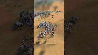 27 Cataphracts Vs An Entire Army 82 ageofempires4 aoe4 byzantines [upl. by Everrs]