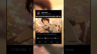 Eren use founding titan power 💀🔥  l attack on Titan l anime shorts aot eren titans ytshorts [upl. by Popele]