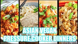 VEGAN ASIAN PRESSURE COOKER DINNERS FT VONSHEF ELECTRIC PRESSURE COOKER [upl. by Mello763]