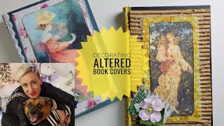 my take on making altered composition books my collection amp how I use them BONUS One WAY COOL tip [upl. by Wendeline]