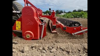 How to use a Rotadairon soil cultivator Full Demo [upl. by Ajnin]