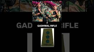 All Regiments Of Indian Army army indianarmy india armylovers shortvideo viralvideo ytshorts [upl. by Emoreg825]