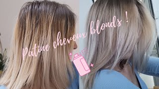 TUTO PATINE CHEVEUX BLONDS A LA MAISON  DIALIGHT 912 [upl. by Suravat969]