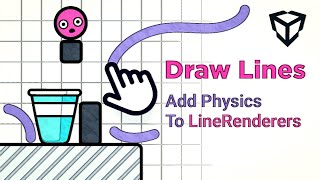 Unity Draw Line Renderers with Physics like Love balls game [upl. by Berlyn764]