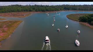 Cruise along the Beaulieu River  Bucklers Hard [upl. by Harehs]