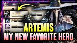 ARTEMIS  My New Favorite Hero  HUGE DPSHUGE HEALS  Plague Doctor GOD GUIDE ⁂ Watcher of Realms [upl. by Gussie]