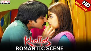 Ravi Teja And Richa Gangopadhyay Romantic Scene in Khallas Hindi Movie [upl. by Aihsoj277]