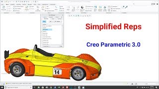 Creo Parametric 30  Simplified Reps Assembly Tutorial [upl. by Kelli]