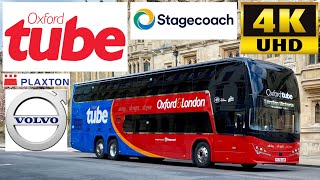 Stagecoach Oxford Tube Oxford to London Plaxton Panorama Body Volvo B11RLET Coach 50425YX70LUH [upl. by Cull]