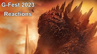 Godzilla 2014 GFest 2023 Audience Reactions [upl. by Adnuhsor]