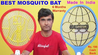 Best Mosquito Killer  Mosquito Bat Racket in India  Oreva Mosquito Racket  Price Review Warranty [upl. by Logan]