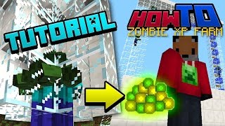 ZOMBIE SPAWNER XP FARM  Tutorial  Guide  How to Minecraft 111 [upl. by Beverley]