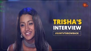 Trisha is a very easy person  Trisha  SunTVThrowback [upl. by Eimam]