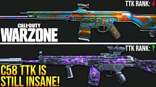 WARZONE NEW LONG RANGE META C58 LOADOUT Has An INSANE TTK WARZONE Best Loadout [upl. by Aleicarg]