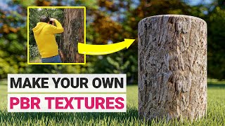 How to Make Realistic PBR Materials from your Photos  Make PBR Textures in Minutes [upl. by Trahurn338]