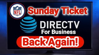 NFL Sunday TicketDirecTV BACK AGAIN [upl. by Gavan]